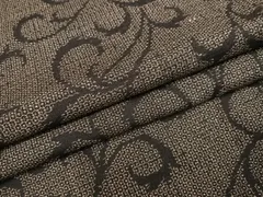 平和屋着物●結城紬　100亀甲　唐草文　正絹　逸品　AABG6547ph