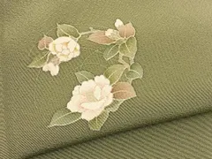 平和屋着物■上質な小紋　友禅　花丸文　正絹　逸品　BAAW4873hv