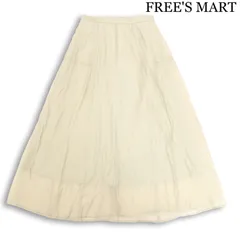 FREE'S MART フリーズマート 通年★ シフォン ドレープ ロング フレア スカート Sz.M レディースのサムネイル