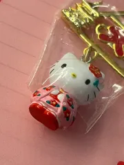 レトロキティー 着物 ストラップ