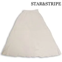 STAR&STRIPE スターアンドストライプ 通年★ スウェット ストレッチ マキシ スカート Sz.F レディース