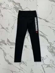 ディースクエアード2 ロゴ プリント レギンス