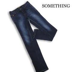 SOMETHING サムシング SNS300 通年★ ストレッチ スキニー デニム パンツ ジーンズ Sz.27 レディース 日本製
