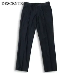 DESCENTE デサント 通年★ ストレッチ デニム テーパード スラックス パンツ ジーンズ Sz.A4 メンズ ネイビーのサムネイル
