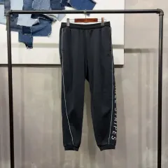 (28 30インチ) アディダス カジュアル サイドライン 밴딩 起毛 スポーツパンツ ジョガーパンツ