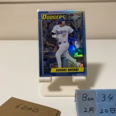 2025 Topps Chrome 大谷翔平 Shohei Ohtani Los Angeles Dodgers 35th Anniversary Blue カード