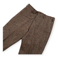美品 Journal Standard TRISECT ジャーナルスタンダード Harris Tweed ハリスツイード ヘリンボーン ウール スラックスパンツ S