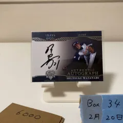 2025 EPOCH 渡辺俊介 15/50 直筆サインカード 日本代表 OB Club Career Achievements カード