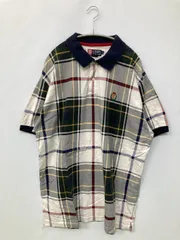 CHAPS RALPH LAUREN チャップスラルフローレン ポロシャツ XL その他 チェック柄 ワンポイント ブランドロゴ 半袖