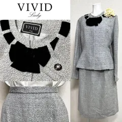 ??当日発送可能【美品】ヴィヴィド　ファンシーツイード　セレモニー　モコモコ