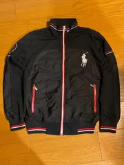 ラルフローレン　RALPH LAUREN　ジャケット　ブルゾン　ジャンパー　ジャージ　RRL  Polo  アメカジ　ポニー　ブラック　ナイロン　ノームコアのサムネイル