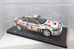 【中古】 WRC FIA WORLD RALLY 1/24  CELICA Turbo ST185 #8 1994  Castrol ミニカー