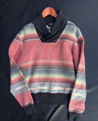 90s Woolrich ウールリッチ ネイティブ柄 ウール ジップ ブルゾン