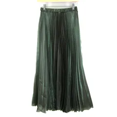 ユナイテッドアローズ プリーツスカート ボトムス レディース 38サイズ グリーン UNITED ARROWS 【中古】