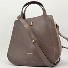イアクッチ ZAFFIRO ラフィア調トートバッグ かごバッグ 2wayキャメル