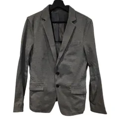 ニコルクラブフォーメン NICOLE CLUB FOR MEN テーラードジャケット ブレザー 2B 背抜き 48 グレー