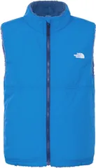 ザ・ノース・フェイス THE NORTH FACE アウトドア キッズ リバーシブルコージーベスト 子供 ジュニア フリース アウター 上着 チョッキ ノースリーブ 軽量 撥水 秋冬 防寒着 通学 おでかけ キャンプ  NYJ8 CO クリアレイクブルー×マウ