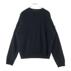 REKISAMI (レキサミ) チュール レイヤード ウール混 アクリルニット セーター ブラック レディースのサムネイル