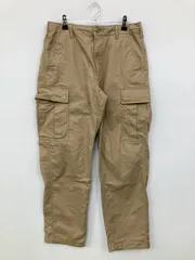 UNIQLO ユニクロ カーゴパンツ S ベージュ 無地 スタンダード ストレート レギュラー