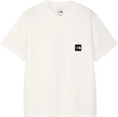 ザ・ノース・フェイス THE NORTH FACE アウトドア ショートスリーブスクエアロゴポケットティー メンズ 半袖 Tシャツ 速乾性 トップス シンプル ロゴ 胸ポケット付き 刺繍 ウェア コットンライク  NT82541 W ホワイト
