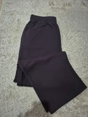 ユニクロ U スウェット ワイドパンツ Wine