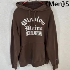 《Men》【希少モデル】 Champion ヴィンテージ加工 カレッジロゴパーカー