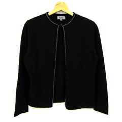 マカフィー ロングカーディガン トップス 半袖 リブニット