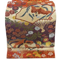 専用帯7808 ○高級 正絹 紅型 全通 袋帯 - メルカリ