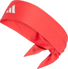 アディダス adidas テニス テニスクライマクールタイバンド ヘアバンド ヘアアクセサリー メンズ レディース 汗対策 熱中症対策 夏 トレーニング 筋トレ CLIMACOOL 伸縮性 速乾  KQC81 JN2584 セミルシッドレッド/