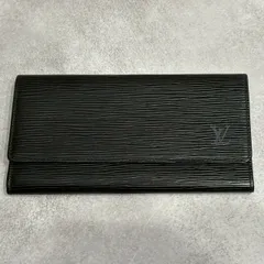 LOUIS VUITTON ルイヴィトン LV エピ Epi 札入れ 長財布 ロングウォレット 二つ折り財布 ブラック 黒 ノワール メンズ レディース ユニセックス レザー 本革 財布 ウォレット 小物 定番 人気 薄型 スリム シンプル 上品 高級感 仕様