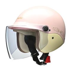 Hello Kitty 正版授権 VAR 成人用ジェットヘルメット シールド付