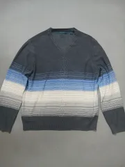 L ペリーリエルリース グラデーション Vネック ニット