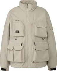 ザ・ノース・フェイス THE NORTH FACE アウトドア フィールドユーティリティジャケット メンズ アウター 上着 トップス 軽量 はっ水 汚れ防止 メッシュ フード付き 大容量収納 マチ付きポケット キャンプ  NP225 FI フォッシルアイボリー