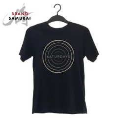 SATURDAYS SURF NYC サタデーズサーフニューヨーク ブラック 黒 コットン Ｔシャツ メンズ 505251【中古】