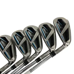 【中古】 テーラーメイド SIM MAX・OS  5S アイアンセット IR KBS MAX85 JP (フレックスS) メンズ 男性用 右利き 右用 Dランク ゴルフクラブ