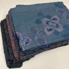 大島紬 着物 正絹 5着 着物まとめ売り リメイク材料 m-1121