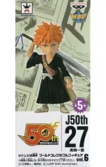 【中古】フィギュア 黒崎一護 「BLEACH」 ジャンプ50周年 ワールドコレクタブルフィギュアvol.6