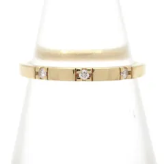 STAR JEWELRY(スタージュエリー) リング美品  K10YG×ダイヤモンド 総重量:0.9g/0.01刻印