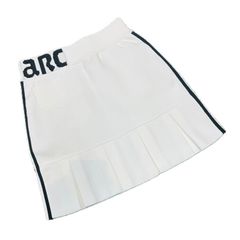 G/FORE レディース ゴルフスカート ホワイト ポーチ付き - メルカリ