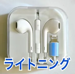 イヤホン（イヤフォン） ライトニング（Lightning） 純正同等品 有線 1.2m iPhoneシリーズ対応 ケース付