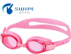 ビュー VIEW スイミング スイミングゴーグル 子ども用 スワイプ アンチフォグ SWIPE 4～9歳 水中メガネ UVカット くもり止め 選べる鼻ベルト 抗菌仕様 キッズ プール  V780JSA MV ピンク