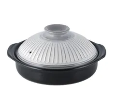 新品 【2025年・正規品】 銀峯陶器(Ginpo Touki) 萬古焼 銀峯 菊花 土鍋 7号 1人用 粉引 ホワイト 日本製 41071