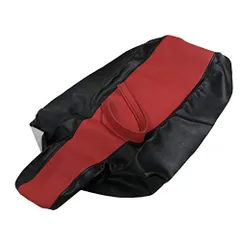 新品 ヤマハ セロー225Ｗ 4JG 専用設計 シートカバー日本製 厚手生地 生地色 エンボスレッド 黒ツートン タンデムベルト付き ステッチ 透明 張替タイプ CHRIS YCH2069 C270C10B76