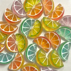 【s163】1セット 5個入り 100円 デコパーツ ホイップデコ ハンドメイド 資材