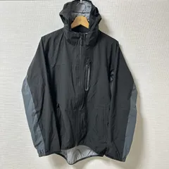 (^w^)b AEGIS イージス ナイロンジャケット マウンテンパーカー ウィンドブレーカー アウトドアウェア ライトアウター スポーツウェア ブラック 黒 グレー 灰色 メンズ サイズ M OM11248HG