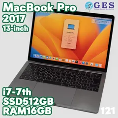 2026年最新】macbook pro 2017/13インチ/メモリ16gb/ssd 512gbの人気