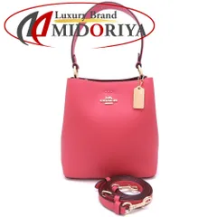 COACH コーチ スモールタウンバケットバッグ 1011 ハンドバッグ 2Way レザー ストロベリーヘイズ アウトレット レディース/352975【中古】