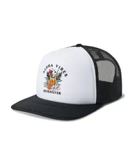 クイックシルバー メンズ アクセサリー 帽子 Quiksilver Mens Hi Vibing Trucker Hat White ホワイト