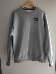 STUSSY x NIKE NRG グレー クルーネック (サイズ100程度) 値引き交渉不可