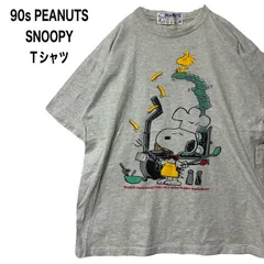 90s PEANUTS ピーナッツ SNOOPY Tシャツ ウッドストック　M